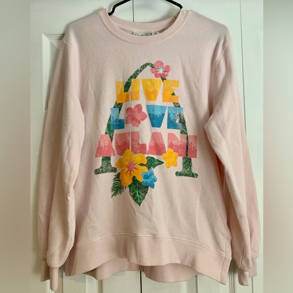 Disney Live Love Aulani Sweatshirt from Disney Resort & Spa in Hawaii Size M - Picture 1 of 5